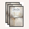 Black 24x36 Wall Gallery Picture Frames