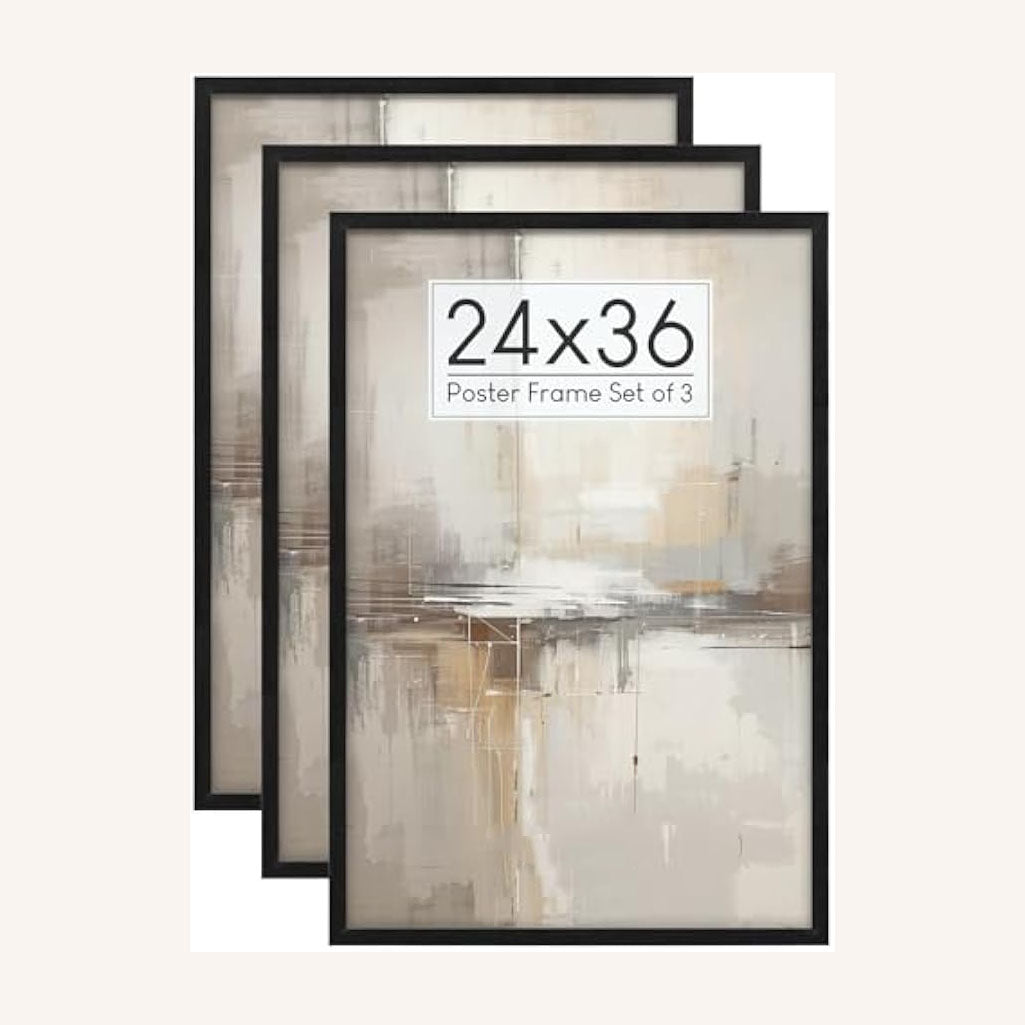 Black 24x36 Wall Gallery Picture Frames