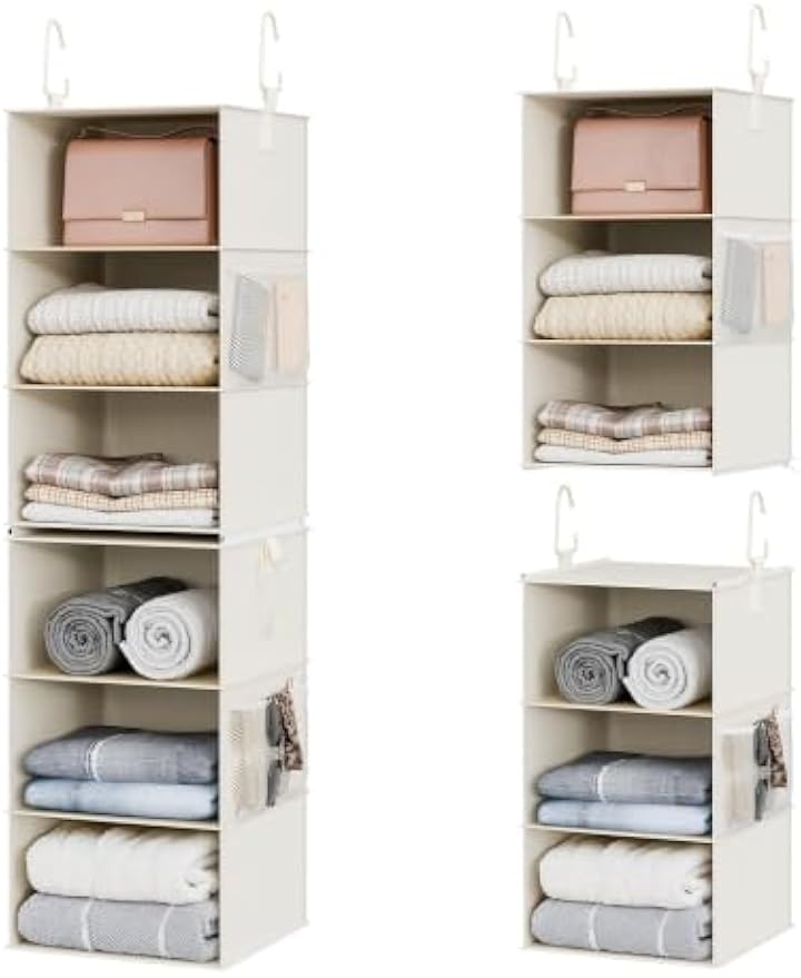 6‑Shelf Hanging Closet Storage Organizer