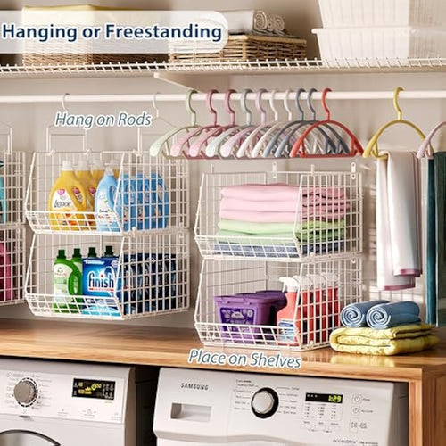 6‑Tier Deep Hanging Closet Storage Organizer