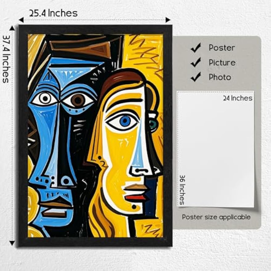 Black 24x36 Wall Gallery Picture Frames