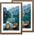 Rustic Brown 24x36 Wall Poster Frames
