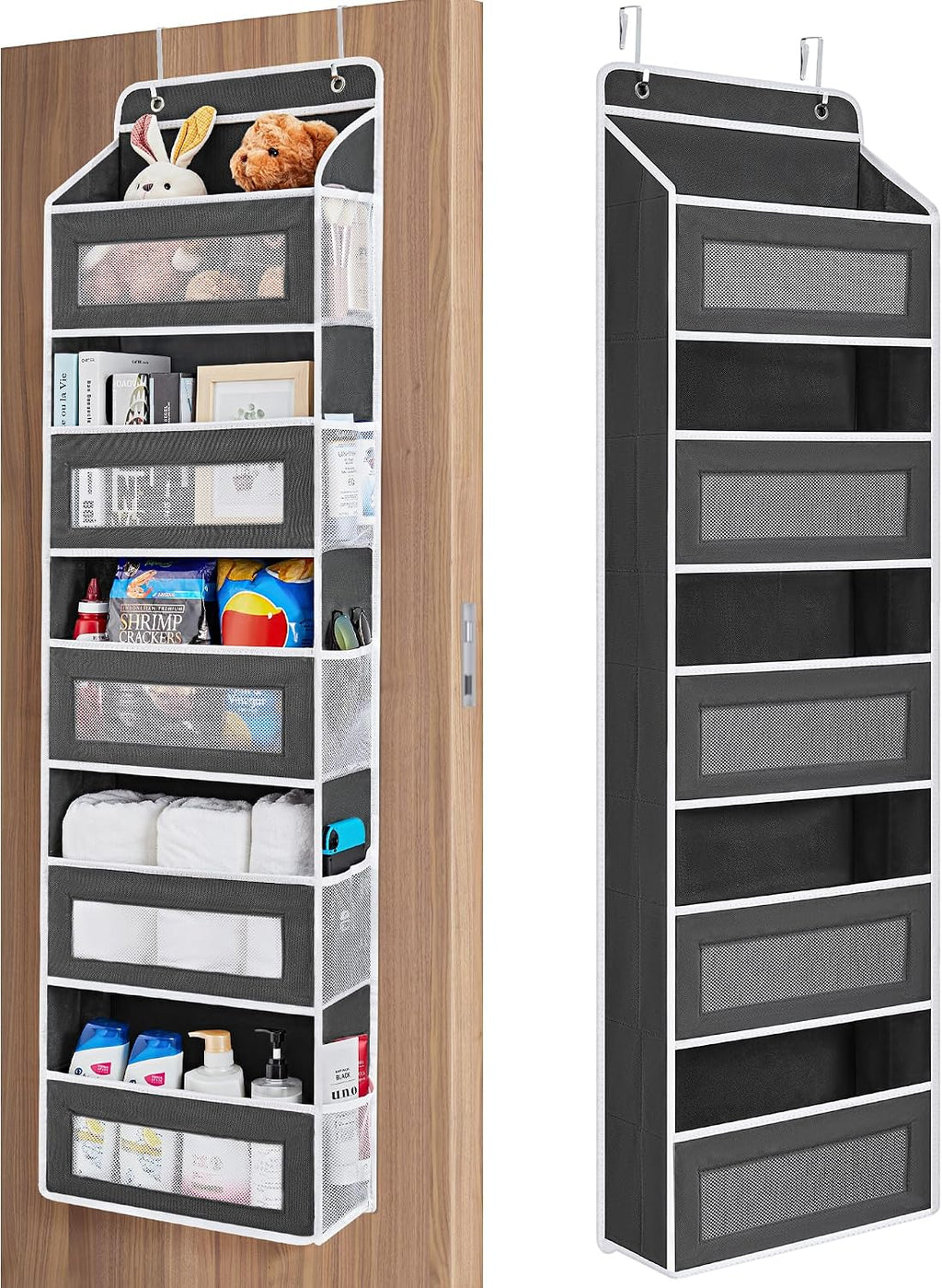 5‑Pocket Over‑the‑Door Hanging Storage Organizer