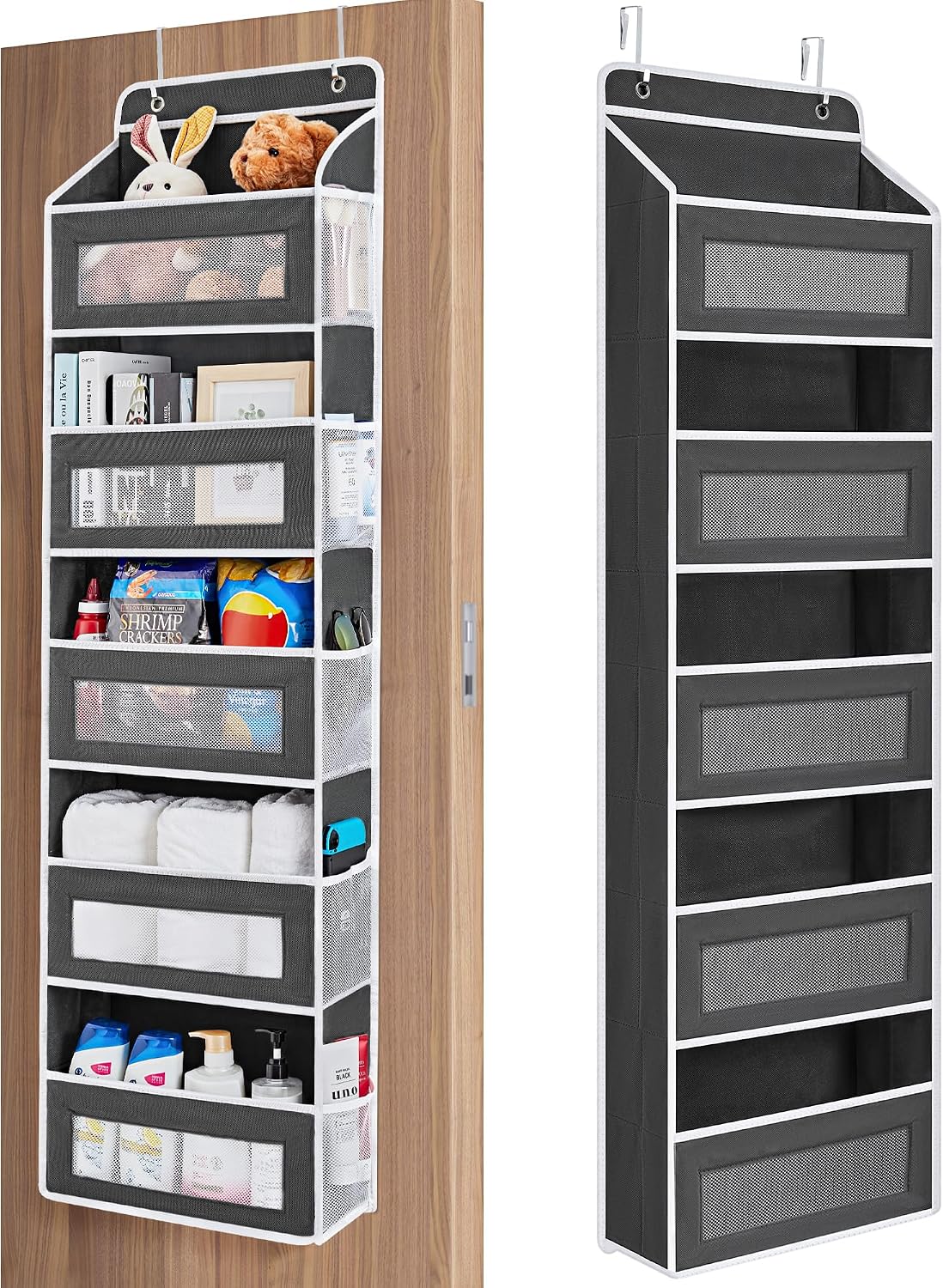 5‑Pocket Over‑the‑Door Hanging Storage Organizer