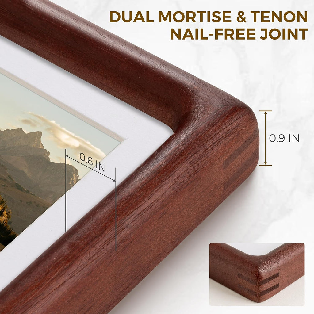 Solid‑Wood 27x40 Wall Picture Display Frame