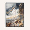 Black 30x40 Wall‑Hanging Picture Poster Frame