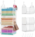 3‑Tier Foldable Wire Closet Storage Organizer