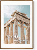 Solid Oak 24x36 Wall Poster Picture Frame